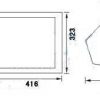 Proiettore Industriale Giotto – Schema dimensioni