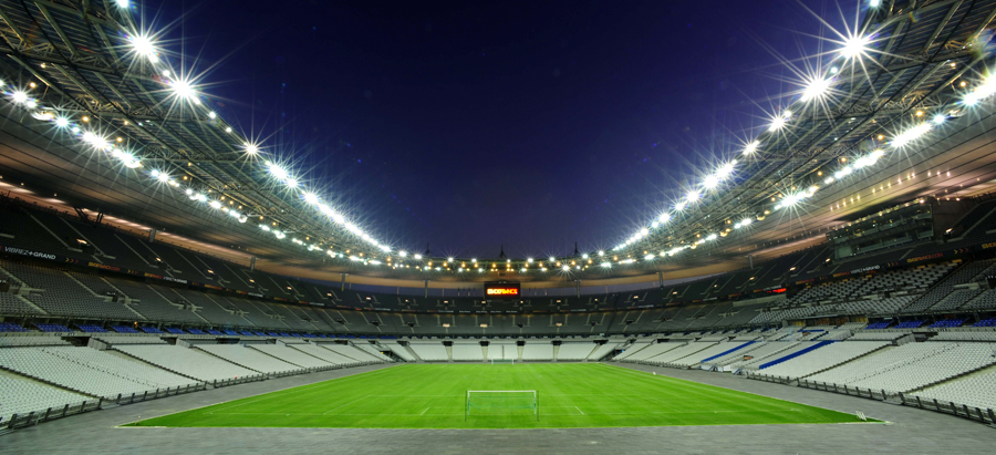 Euro 2016 - Stade de France, Parigi - Illuminazione a ioduri metallici